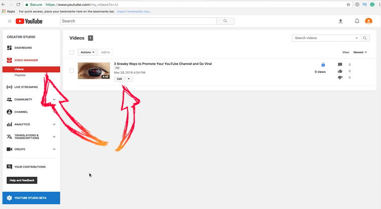 How to setup YouTube channel – Video Manager
