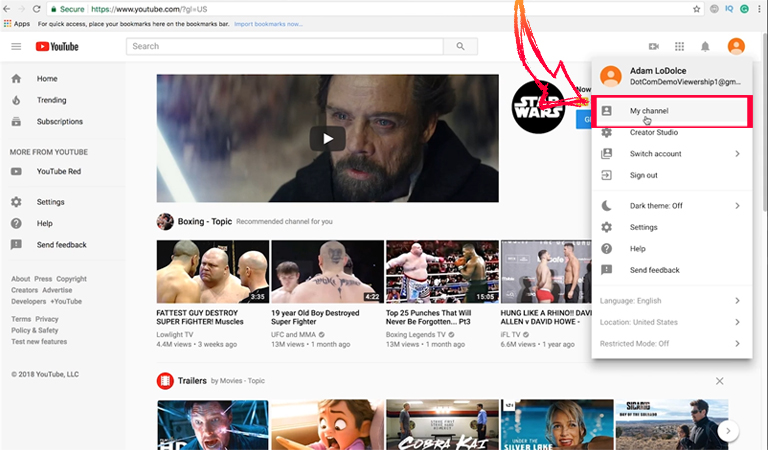 How to setup YouTube channel – Sign in to YouTube