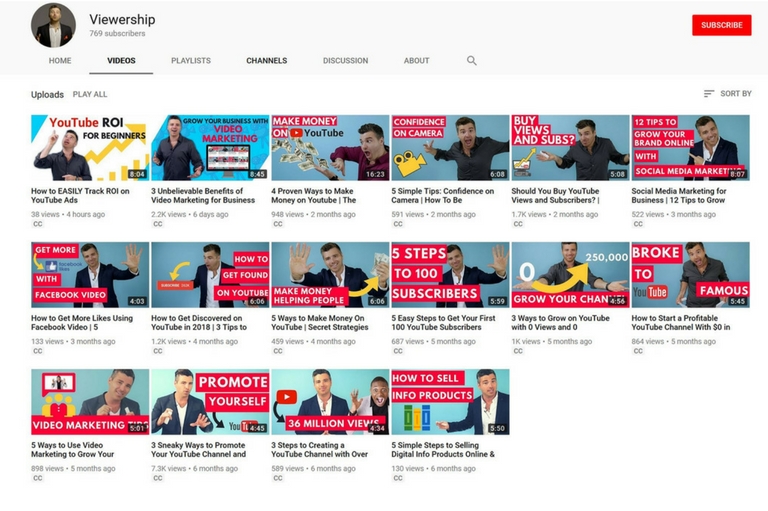 YouTube SEO video thumbnails